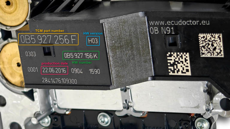 DL501 0B5 numeracja